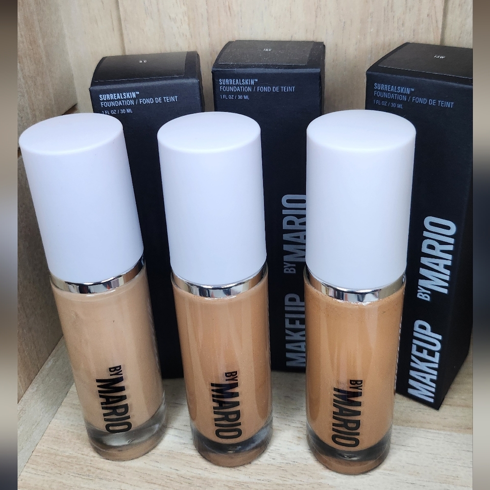 Makeup by Mario SurrealSkin™ Liquid Foundation. ONLY 1. Shades: 4C, 13W And 18C.